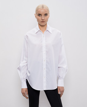 SSHEENA Белая рубашка Cratere с контрастным принтом 26SSCRATERETS26001