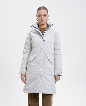 Woolrich Сіра пухова куртка Cloud CFWWOU2112FRUT5182