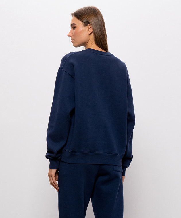 Sporty & Rich Синій світшот ST10384300BL106 зображення 4