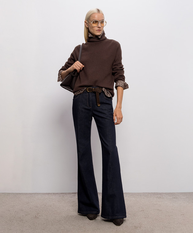Brunello Cucinelli Коричневый свитер из кашемира M12175403 изображение 2