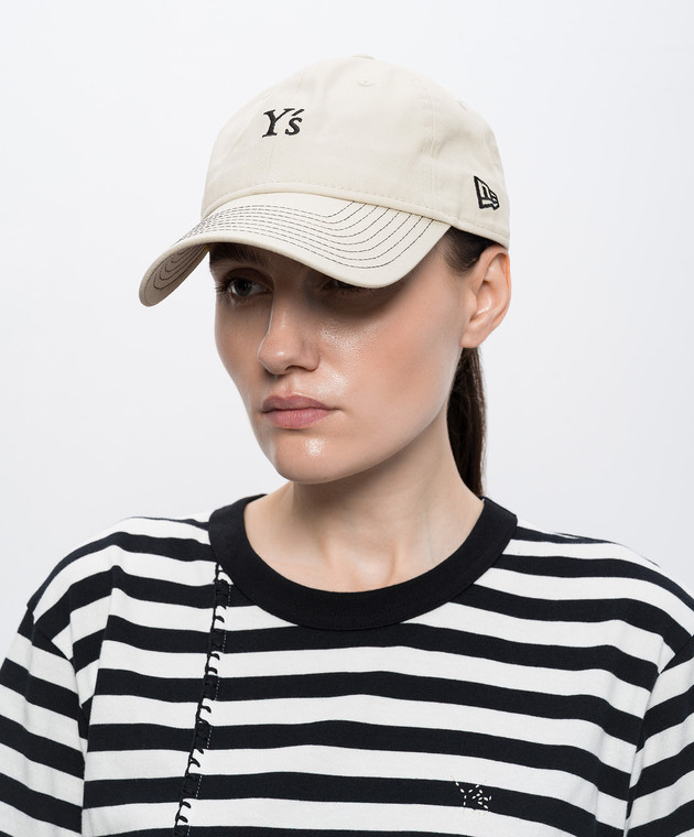 Y`S Yamamoto Бежева кепка 9TWENTY з вишивкою монограми YQH21096 зображення 2