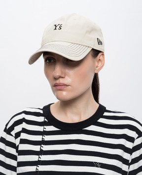 Y`S Yamamoto Бежевая кепка 9TWENTY с вышивкой монограммы YQH21096