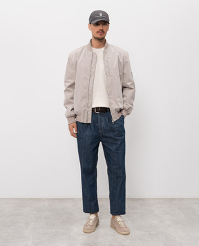 Brunello Cucinelli Футболка цвета айвори M29805200