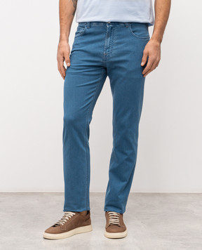 Stefano Ricci Сині джинси з монограмою логотипа MFT61B3040T249BL