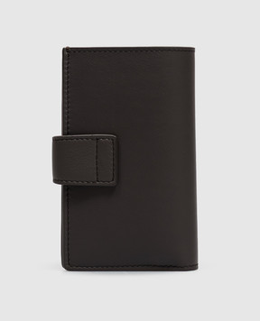 Brunello Cucinelli Коричневе шкіряне портмоне MWZNBU439