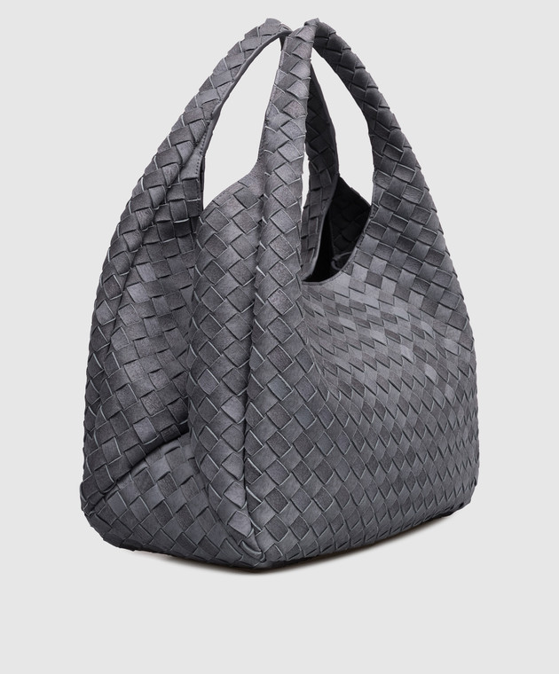 Bottega Veneta Серая замшевая сумка Campana 844250V6FQ0 изображение 3