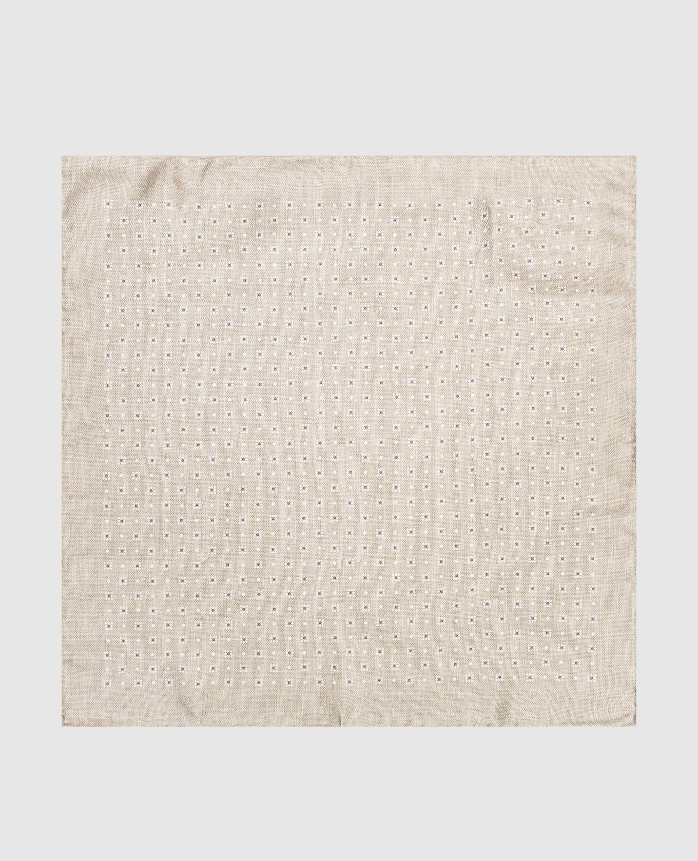 Двухсторонний платок-паше с брендовым узором