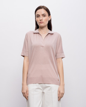 Herno Рожеве поло JPL00113D52056