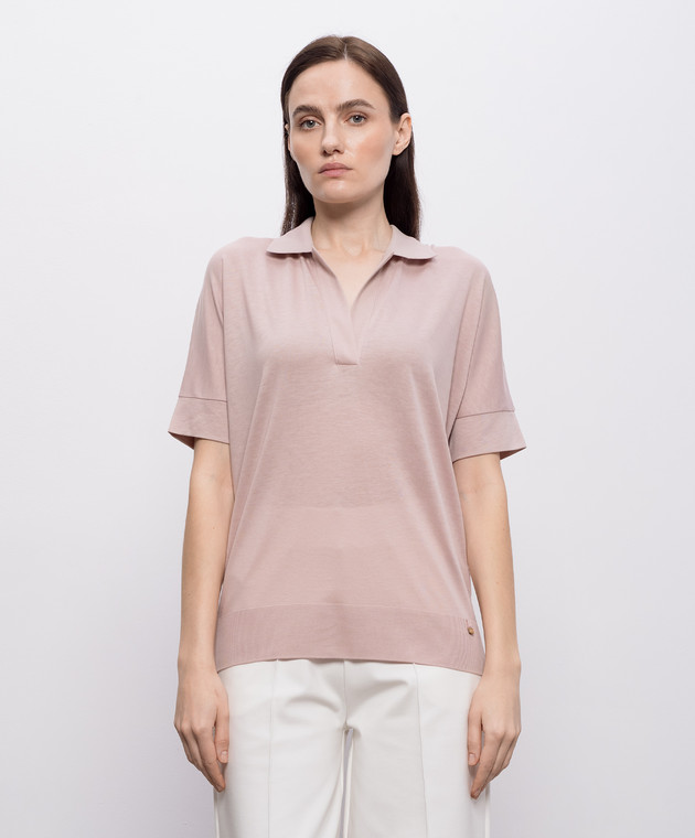 Herno Розовое поло JPL00113D52056 изображение 3