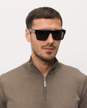 Tom Ford Черные очки Cyrus с логотипом FT1337