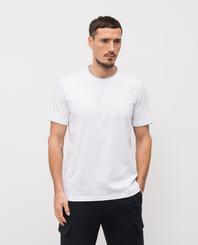 Peserico Белая футболка с эффектом наложения слоев R55044J0Q602358