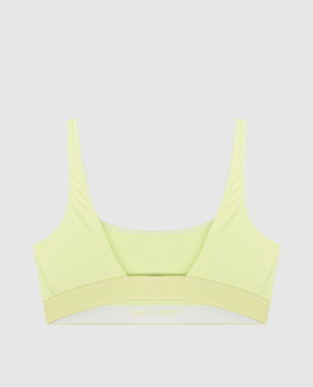 Tom Ford Зеленый топ с узором логотипа BRJ016JEX166