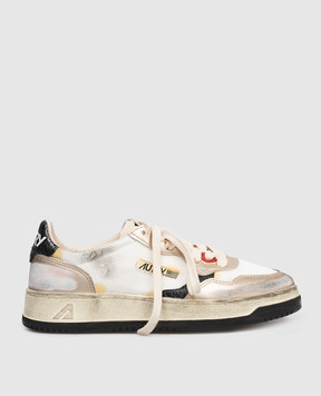 AUTRY Белые комбинированные кроссовки MEDALIST Super Vintage A1UNAVLWMS09