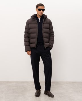 Canali Синий джемпер из шерсти MK02481C0015