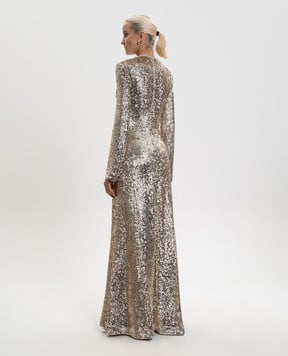 Simkhai Золотое платье Beatrice 6251129P