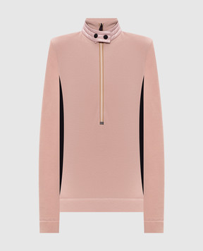 Moncler Grenoble Рожевий гірськолижний флісовий джемпер K20988G0001680093