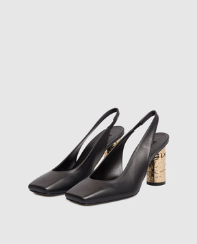 Givenchy Черные кожаные слингбеки Tape BE4055E1J7