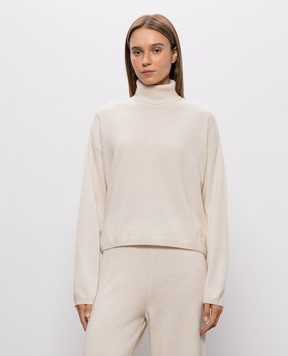 Woolrich Бежевый свитер с шерстью с вышивкой логотипа CFWWKN2042FRUF0574