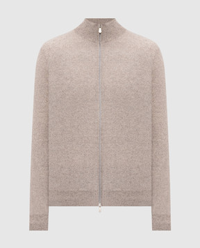 Brunello Cucinelli Бежевый кардиган из кашемира MQS00106