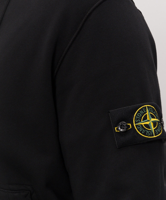 Stone Island Чорна спортивна куртка L2S156100061S0051 зображення 5