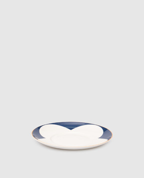 Geminiano Cozzi 1765 Біле порцелянове блюдце для чашки для чаю El Leon JQCGP089083