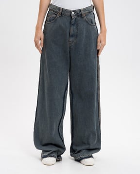 Maison Margiela MM6 Сині джинси з вінтажним ефектом S52LA0265S30844