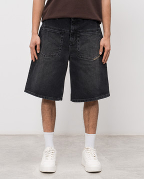 Axel Arigato Сірі джинсові шорти Invert A3880001