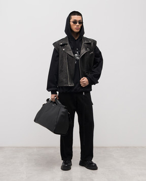 Ann Demeulemeester Черные худи Bardi Comfort B0013817FA185