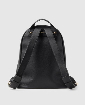 Versace Черный кожаный рюкзак Lou 10243601A18107