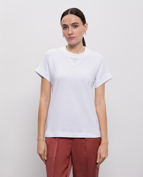 Peserico Біла футболка A06879J00070C