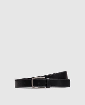 Saint Laurent Чорний шкіряний ремінь A005ABAAEJE