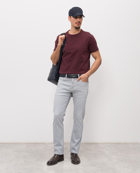 Tom Ford Голубые джинсы с патчем логотипа DPH001DMC107