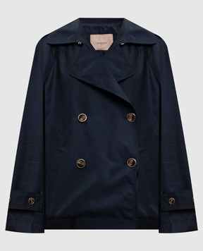 Twinset Синій укорочений тренч 261TP2231