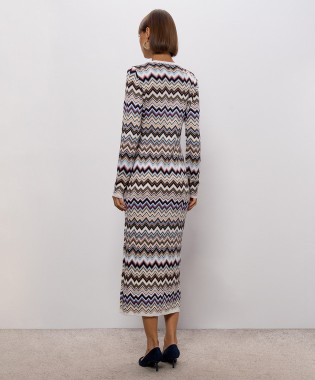 Missoni Платье миди в брендовый узор DS26WG28BK01KO изображение 3