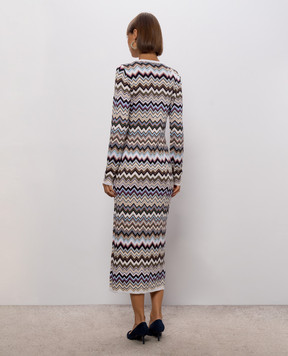 Missoni Платье миди в брендовый узор DS26WG28BK01KO