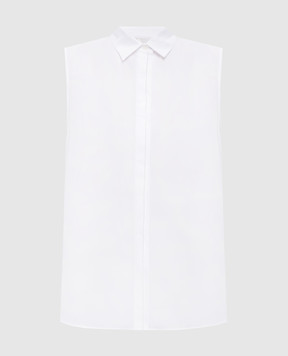 Peserico Белая рубашка без рукавов A086268928C