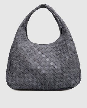 Bottega Veneta Серая замшевая сумка Campana 844250V6FQ0