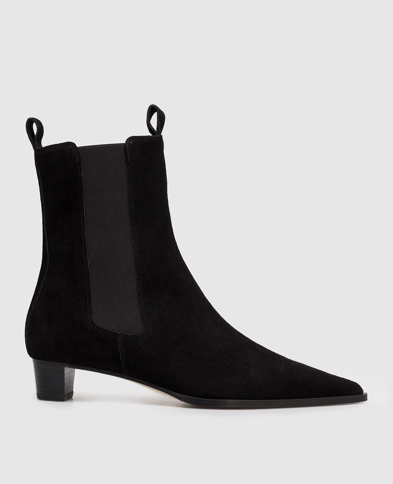 

Черные замшевые ботильоны Kiki, Черный, Ботильоны