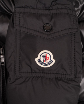 Moncler ENFANT Детский черный пуховик Hyoseris L29541A00076597YX