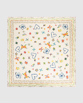 Alemais Бежева хустка Sidi із шовку 6630A