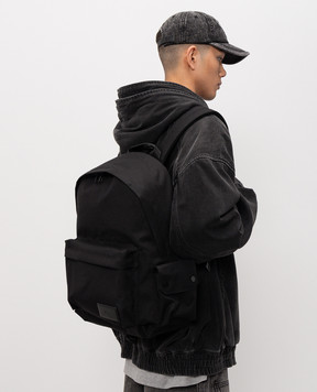 Juun.j Чорний рюкзак з патчем логотипа JC61D4P015