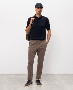 Peserico Коричневі штани з нашивкою логотипа R54774T23D00800