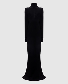Thierry Mugler Чорна сукня з вовною COM1RO18151038