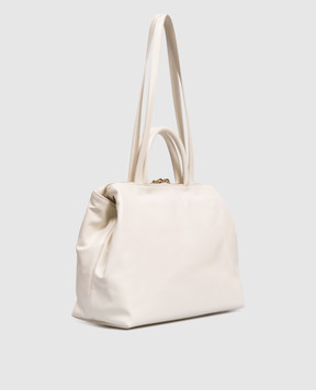 Marsell Шкіряна сумка Dritta кольору айворі MB0286P015