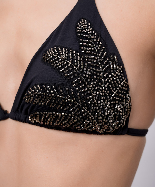 Twinset Чорни купальник з вишивкою 261LMMF22 зображення 5