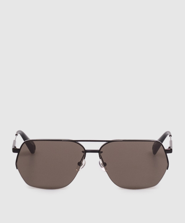 Jacquemus Черные очки Aviador JAC67C2SUN