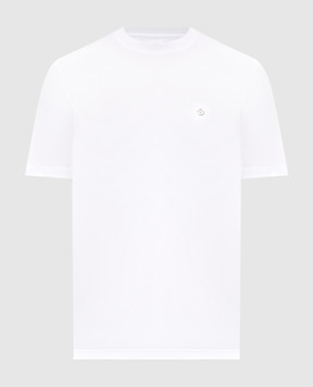 Castangia dal 1850 Біла футболка з монограмою TSDM18F25