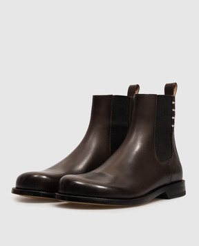 JW Anderson Коричневі шкіряні челсі CT0002LA0391