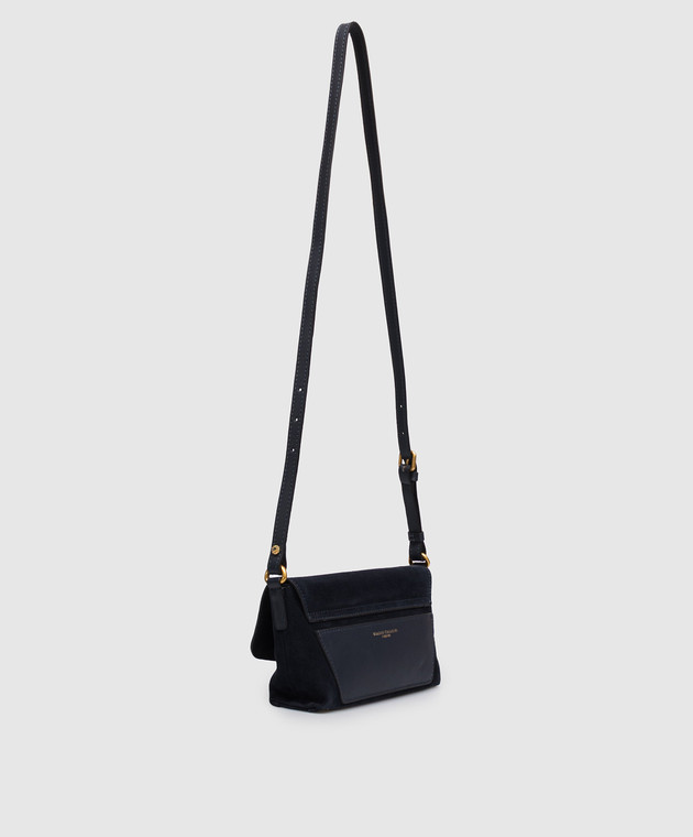 Gianni Chiarini Синя замшева сумка крос-боді Eugenia BS12310CMPL зображення 3