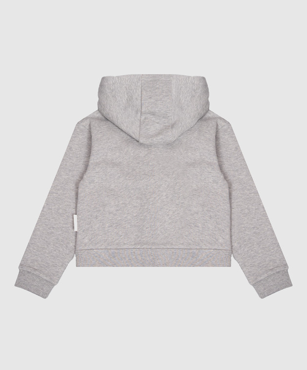 Moncler ENFANT Детская утепленная серая спортивная куртка L29548G00017899PS изображение 2